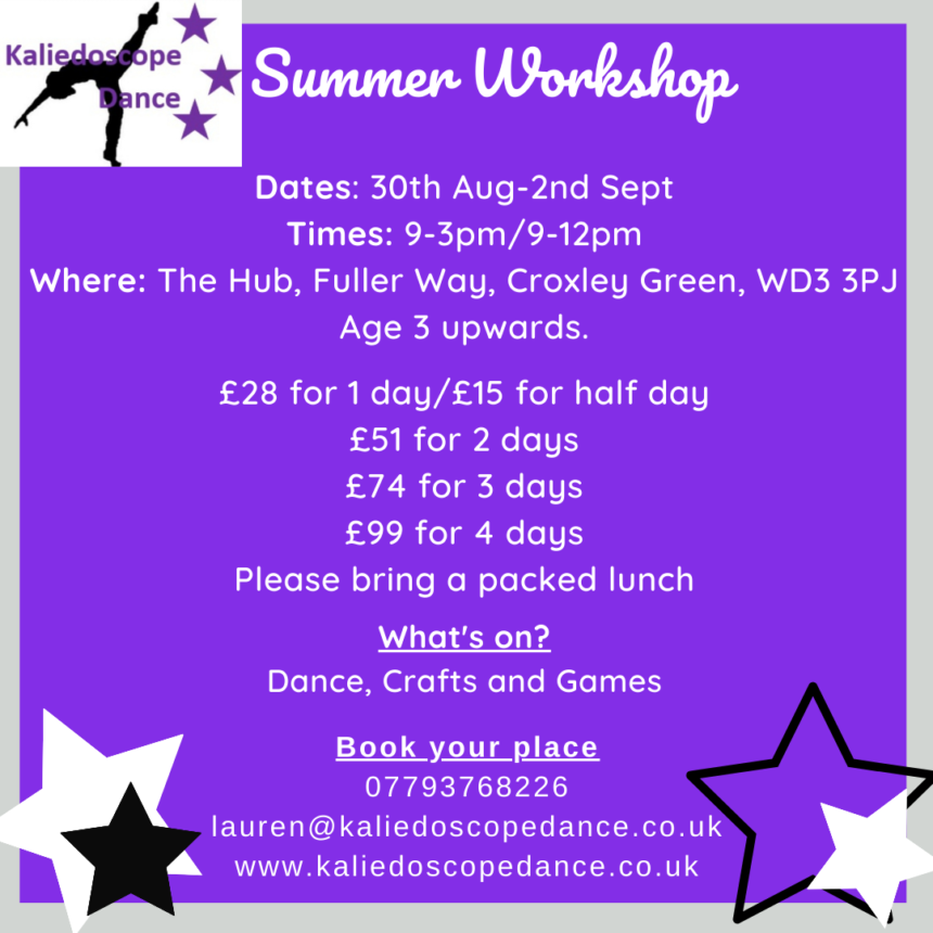 Summer workshops