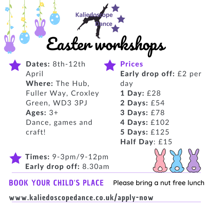 Easter Workshops – 2024
